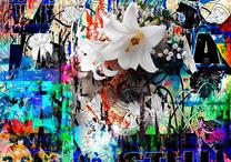 Fototapetas Artgeist Urban Lily MFT1474SAM, 105 cm x 105 cm