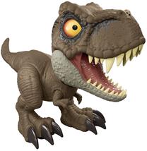 Žaislinė figūrėlė Mattel Jurassic World Roar Command Tyrannosaurus Rex, 16.5 cm, ruda sp.