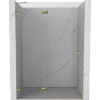 Dušo durys Mexen Lunar 834-135-000-50-00-L, 135 cm x 200 cm, aukso sp./grūdintas