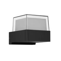 Āra sienas lampa Italux Marti, 5W, LED, IP54, melna krās., 10.5 cm x 9 cm