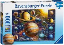 Dėlionė Ravensburger The Planets 108534, 49 cm x 36 cm, 100 vnt., įvairių spalvų