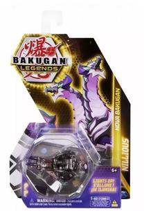 Фигурка-игрушка Spin Master Bakugan Legends Nillious 20139536, черный цв.