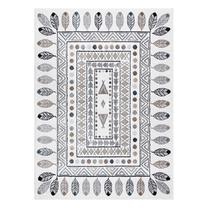Kilimas vidaus Hakano Beo Teepee, kreminė sp./pilka sp., 170 cm x 120 cm