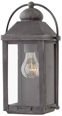 Lauko pakabinamas šviestuvas Quintiesse Anchorage, 60W, E27, IP44, pilka sp., 17.7 cm x 33.5 cm