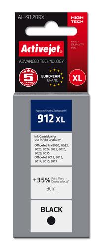 Rašalinio spausdintuvo kasetė ActiveJet AH-912BRX, juoda sp., 30 ml