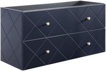 Vonios spintelė po praustuvu Comad Elegance Blue, mėlyna sp., 46 cm x 120 cm x 61 cm