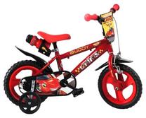 Vaikiškas dviratis, vaikų Dino Bikes Cars BOTTARI.412UL-CR, juoda sp./raudona sp., 12"