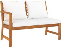 Lauko suoliukas VLX Garden Bench 311836, ruda sp.