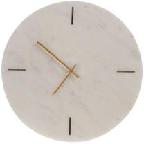 Pulkstenis Amadeus Marble, balta krās., 41 cm x 41 cm, 41 cm