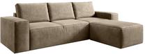 Kampinė sofa Silla Nube 20, šviesiai ruda sp., dešininė, 204 x 302 cm x 95 cm