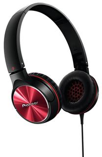 Laidinės ausinės Pioneer SE-MJ532, juoda sp./raudona sp.