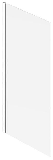 Ванная стенка Ravak NVS1 80, 80 см x 140 см, прозрачный цв./белый цв./прозрачный