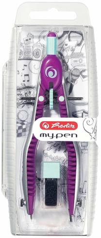 Sirkel Herlitz My.pen, münt (mint) v./lilla v.