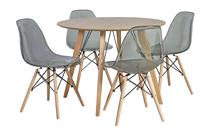 Valgomojo komplektas Home4you Helena Smoky