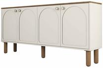 Konsoles galds Kalune Design Bohem 849, krēmkrāsa, 35 cm x 180 cm x 84 cm