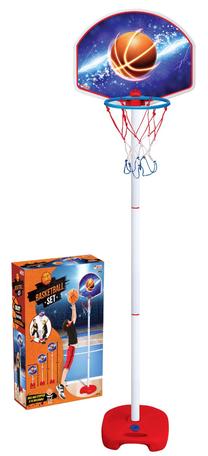 Krepšinio stovas su lenta ir lanku Dede Basketball Set 60443, įvairių spalvų