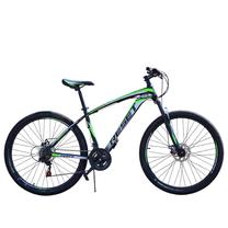 Dviratis kalnų Reset Derek, 27.5 ", L rėmas, juoda sp./žalia sp.