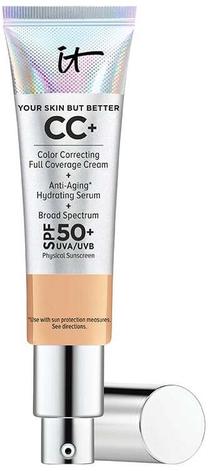 Skystas makiažo pagrindas IT Cosmetics Your Skin But Better CC+ SPF 50, SPF 50, medium tan, 32 ml