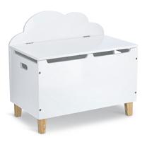Rotaļlietu kastes Zeller Cloud, balts krās./koka krās., 60 x 34.5 x 56 cm