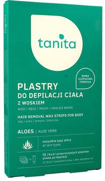 Depiliacinės juostelės Tanita Aloes, 12 vnt.