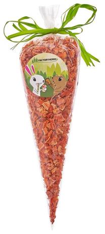 Kārumi grauzējiem Factoryherbs Carrot Cubes, trušiem/grauzējiem, 0.1 kg