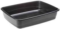 Kačių tualetas Ferplast NIP 30, juoda sp., atviras, 49 cm x 64 cm x 14 cm