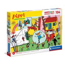 Dėlionė Clementoni Pippi Longstocking 56804, 33.5 cm x 48.5 cm, 104 vnt., įvairių spalvų