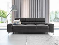 Sofa Laurence Nube 5, tamsiai pilka sp., 97 x 261 cm x 105 cm