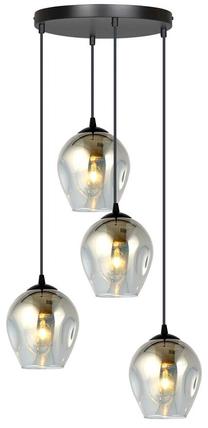 Valgusti rippuv Emibig Istar Premium 4 680/4PREM, E27, 4 x 15 W, grafiit v. / must v., 14 x 17 cm