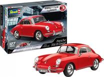 Konstruktorius Revell Easy-Click System Porsche 356 Coupe 7679, raudona sp.