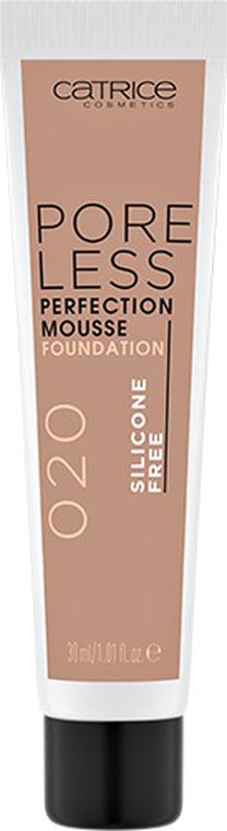 Skystas makiažo pagrindas Catrice Poreless Perfection Mousse Foundation, 020 neutral sand, 30 ml