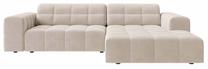 Kampinė sofa Cosmopolitan Design Chicago Venus 2927, šviesiai smėlinė, dešininė, 167 x 234 cm x 78 cm
