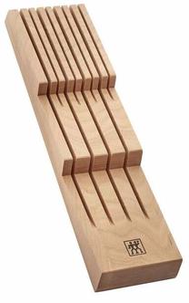 Stalčiaus organizavimo įdėklas Zwilling, 40 cm x 10.8 cm x 5 cm, mediena, ruda sp.
