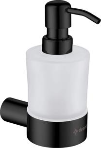 Sieninis skysto muilo dozatorius Deante Round ADR N421, juoda sp., 0.2 l