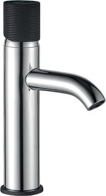 Смеситель для раковины Kuchinox Peros BQP 022D, черный цв./хромовый цв.