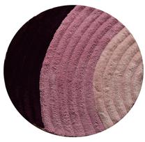 Коврик для ванной Foutastic Cap 359CHL1201, розовый цв./фиолетовый цв., 90 см x 90 см, Ø 90 см