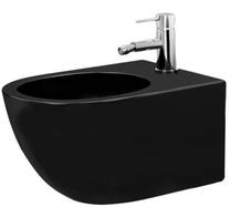 Bidė Rea Carlo Mini Matt, 370 mm x 325 mm x 495 mm, juoda sp.