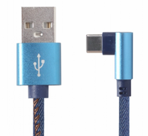 Kabelis Gembird CC-USB2J-AMCML-1M-BL, USB/USB Type-C, 100 cm, mėlyna sp.