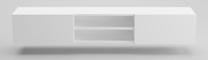 ТВ стол Kalune Design, белый цв., 180 см x 32 см x 30 см