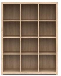 Black Red White Shelf Nepo REG/15/12 Sonoma Oak