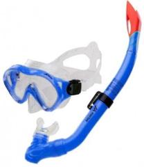 Peldēšanas komplekts Diving Set, caurspīdīga krās./zila krās.