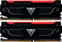 Operatyvioji atmintis (RAM) Patriot Viper LED Red PVLR416G300C5K, DDR4, 16 GB, 3000 MHz