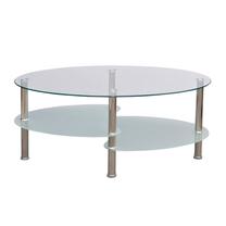 Kavos staliukas VLX 240508, balta sp., 45 cm x 90 cm x 43 cm