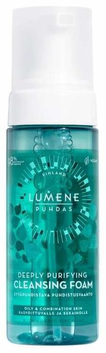Sejas tīrīšanas līdzeklis, putas Lumene Puhdas Deeply Purifying, 150 ml