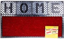 Придверный коврик Ricco Home 681-000, красный цв., 75 см x 45 см