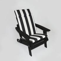 Lauko kėdė DM Grill Leisure SD033, balta sp./juoda sp., 90.5 cm x 78.4 cm x 93 cm