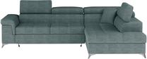 Kampinė sofa Eridano Manhattan 38, žalia sp., 202 x 275 cm x 88 cm