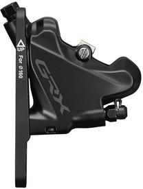 Stabdis Shimano GRX BR-RX400 Hydraulic Disc Brake Caliper IBRRX400RDRF, metalas/sintetinė derva, juoda sp.