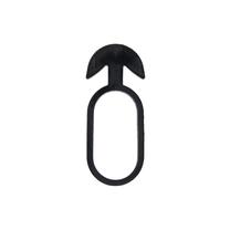 Augalų tvirtinimo žiedai Bradas Anchor Rubber Tie Epdm, 5 cm x 0.4 cm, 5 cm, guma, juoda sp., 50 vnt.
