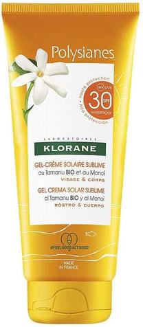 Kremas įdegio priežiūrai Klorane Polysianes Monoi & Tamanu SPF30, 200 ml